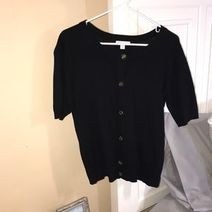 New York & Company Black Cardigan Sweater